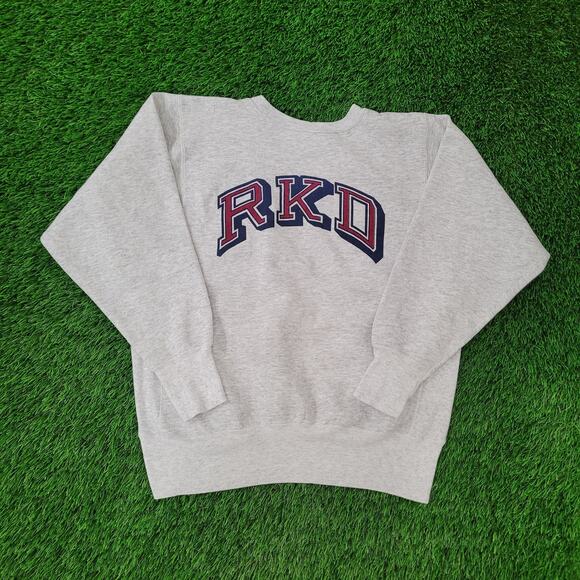Vintage 90s Velva-Sheen RKD Sweatshirt Womens XL 24x24 Gray - Picture 1 of 12